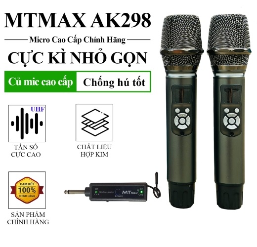 Mic Không Dây Có Bass Treb
