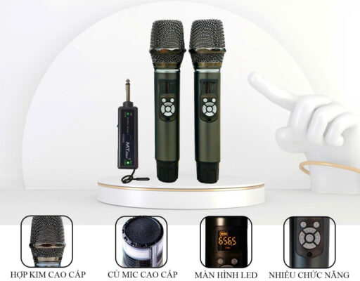 Mic Không Dây Có Bass Treb